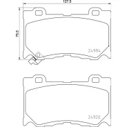 ������� ��������� �������� Nisshinbo ��������, �������� �� ��� (4 ��), ���. NP2058 NP2058 ����