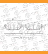 ������� ��������� �������� Mazda 3 13- AV4402 ����