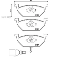 ������� �������� ��������! XTRA, � �������� VW Golf IV, Skoda Octavia 1.4-1.9SD 99 Brembo P85072X P85072X Brembo P85072X P85072X ����
