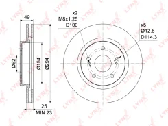 ���� ��������� ������������� (294x25) | ����� | LYNXauto BN1133 BN1133 ����