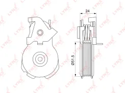 ����� �������� ���������� ����� LYNXauto PT3053 PT3053 ����