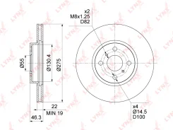 ���� ��������� ������������� (275x22) | ����� | LYNXauto BN1178 BN1178 ����