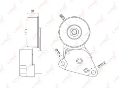 ���������� ����� ��������� ������������ (PT3023) LYNXauto PT3023 PT3023 ����