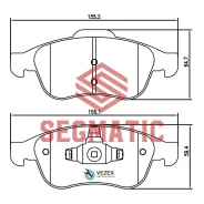 ������� ��������� Renault Duster/Fluence 12- �����. Segmatic SGBP2596 SGBP2596 ����