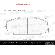 ������� ��������� �������� (��� �������) (����� Low-Metallic) Toyota Hiace 2.0-2.7 84- (TRW GDB770) E400355 Miles E400355 E400355 ����