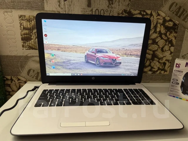 HP. 15.6", 2,2����, ��� 6 ��, ���� 512���, WiFi: 1, Bluetooth: 1, ����������� �� 1��. ����