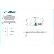 ������� ��������� Honda Accord IV (CB) 01/1990 - �� �. �. �����. Cworks C11CR0263 C11CR0263 ����
