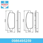 ������� �������� ������ Opel Astra, Chevrolet Cruze 1.4-2.0 09 0 986 495 259 Bosch 0986495259 0986495259 ����