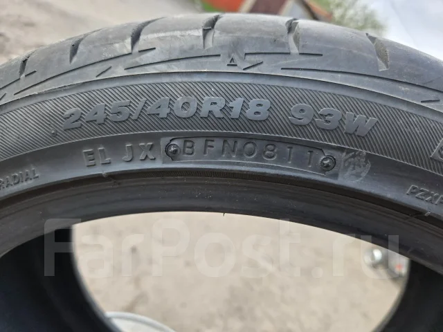 Bridgestone Playz PZ-X. ������, 2011 ���, �/�, ����� 20 % ����