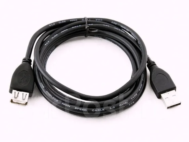 ������ USB ������������� USB2.0 Am-Af 1.8/2.0� (Vcom/Telecom/Gembird, �����) ����