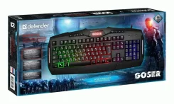 ���������� ��������� ������� Defender GOSER GK-772L, ��������� RGB, USB ����