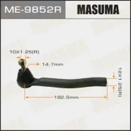 ���������� ������� ���� Masuma Nissan JUKE / F15 10-20 RH ME-9852R, ������ ME9852R ����