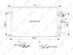 �������� ������������ � ���������� Chevroet Epica 2.0-2.5 (06-12) RC0032 ����