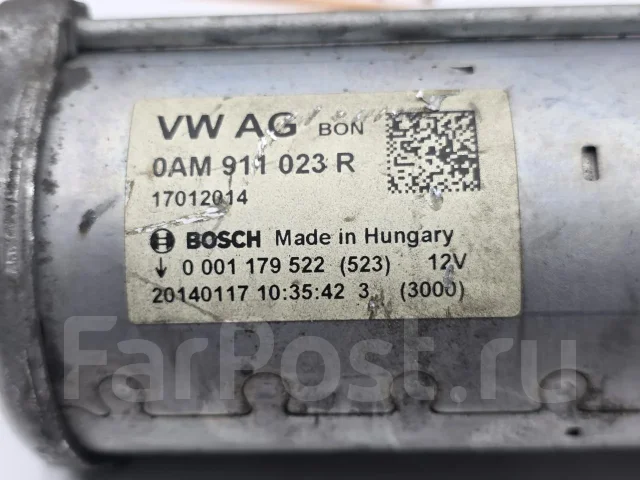 ������� AUDI A3 2014 0AM911023R 8V 1.8 CJSA 0AM911023R ����