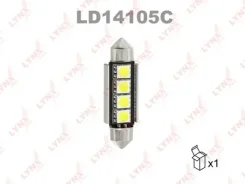 ����� ������������ led c5w t11x41 12v sv8, 5-8 smdx4 7000k canbus Lynxauto [LD14105C] LD14105C ����