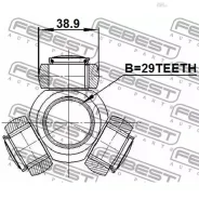 ������� 29x38.9 Mitsubishi Outlander CU4,5W 2002.07-2006.10 [NA] Febest 0816B9 0816B9 ����