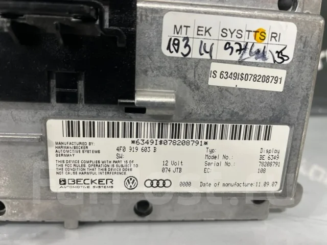 ������� AUDI A6 2008 4F0919603B C6 BDX 4F0919603B ����