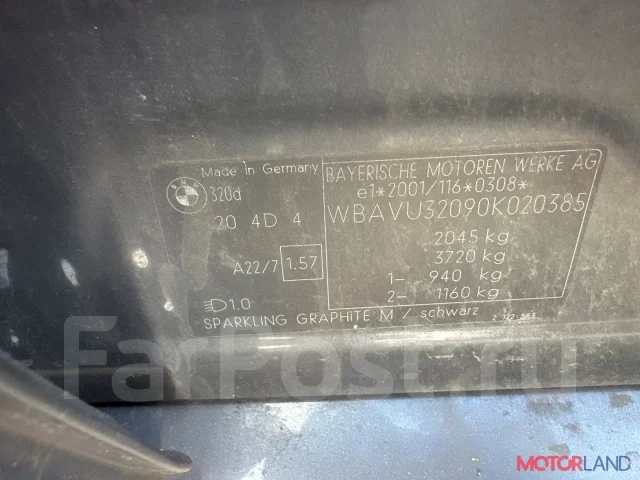 ������ (������) BMW 3 E90, E91, E92, E93 2005-2012 21164589, ������ 63217160062 ����