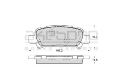 ������� ��������� �������� ������ �������� ��� Subaru Forester (SF, SG), Legasy III-IV AN-475WK Akebono AN-475WK AN-475WK AN475WK ����