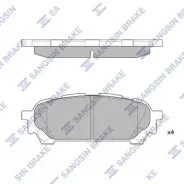 ������� �������� ������ Akebono Subaru Impreza 2.0i WRX Turbo 02 HI-Q SP1532 SP1532 ����