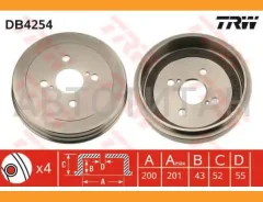 ������� ��������� Toyota Yaris 99-05 DB4254 ����