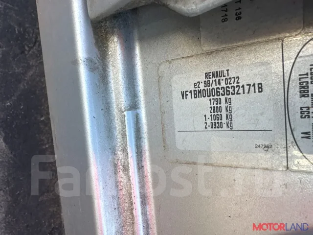 ������� Renault Megane 2 2002-2009 21154909 8200466754 ����