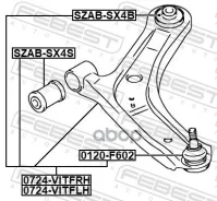 ����� �������� ����� Suzuki SX4 (2013) [178Febest0724Vitflh] 0724VITFLH ����