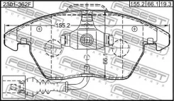 ������� ��������� �������� �������� AUDI A3 [8PA] /VW GOLF V [178Febest2301362F] 2301362F ����