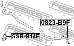 ������ ��������� ������������� Subaru Tribeca (B9) (2005) [178Febest0823B9F] 0823B9F ����