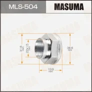 ����� ������� MLS504 22x1.5 Masuma MLS504 ����
