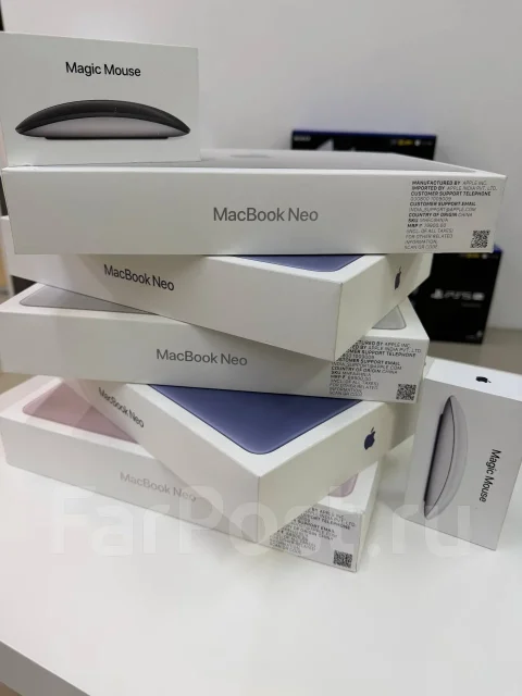 Apple MacBook Neo. 13", 4,1����, ��� 8 ��, ���� 256���, WiFi: 1, Bluetooth: 1, ����������� �� 16��. ����