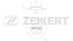 ���� ��������� ����. Toyota Corolla (E100 E110) 92- Zekkert ���. bs-6800 BS6800 ����