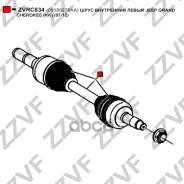 ���� ���������� ����� JEEP Grand Cherokee (KK) (07-12) 05189279AA ZVRC634 ZVRC634 ����
