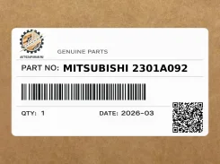 ���� ��������� Mitsubishi ���. 2301A092 2301A092 ����
