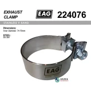 ����� ��������� ������� SS304 EAG 224076 224076 ����