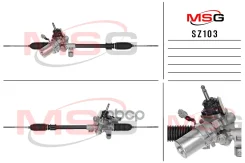 ������� ����� � ��� ����� OPEL Agila 2008-, Suzuki Splash 2008-, Suzuki Swift III 2005- MSG ���. SZ103 SZ103 ����