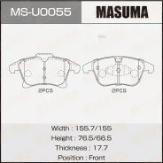 ������� ��������� �������� �������� FORD Galaxy 2015-2026, FORD Mondeo 2014-2022, FORD S-MAX 2015-2026 Masuma MSU0055 MSU0055 ����