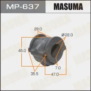 ������ ��������� ������������� Nissan Primera 01-08 / Infiniti I30 99-04 / Nissan Maxima 95-06 / Tino 98-06 Masuma MP637 ����