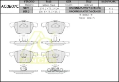 ������� ��������� �������� Volvo XC-90 (������� ��������, �������� �������� ��������� ������� �������� ���) AC0607C Anchi AC0607C ����