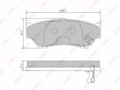 ������� ��������� �������� | ����� | Suzuki Vitara/Grand Vitara I/Jimny 1.6-2.0 07.90- LYNXauto BD7305 BD7305 ����