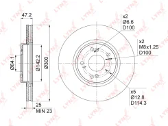 ���� ��������� ������������� (300x25) | ����� | LYNXauto BN1040 BN1040 ����