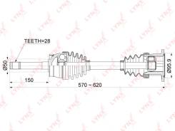 ������ � ����� | ����� ����/��� | Nissan Datsun / Frontier / PICK UP / NP300 (D22) 2.4/2.5dCi/3.2 97- / AT/MT / = FR LH=RH LYNXauto CD1101 CD1101 ����