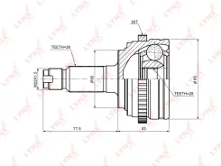 ���� �������� | ����� ����/��� | LYNXauto CO3448A CO3448A ����