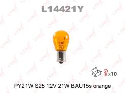 ����� PY21W 12V BAU15S Orange LYNXauto L14421Y L14421Y ����