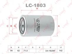 ������ �������� Gazelle/Sobol UAZ 3160 LYNXauto LC1803 LC1803 ����