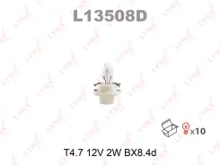 ����� ����������� ������ �������� T4.7 12V 2W BX8.4d LYNXauto L13508D L13508D ����