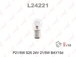 ����� P21/5W 24V BAY15D HCV LYNXauto L24221 L24221 ����