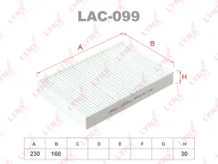 ������ ������ Renault CLIO II, Kangoo, Kubistar, Logan 04~ LYNXauto LAC099 LAC099 ����
