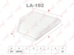 ������ ��������� LYNXauto LA192 LA192 ����