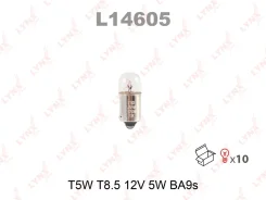 ����� T5W 12V BA9S LYNXauto L14605 L14605 ����